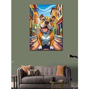 Kanvas Tablo Sevimli Köpek 70x100 cm