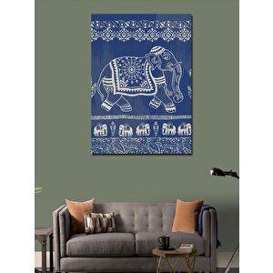 Kanvas Tablo Hindistanda Fil 70x100 cm