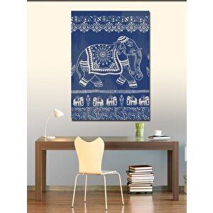 Kanvas Tablo Hindistanda Fil 70x100 cm