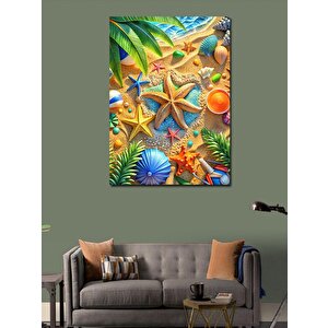 Kanvas Tablo Deniz Yıldızları 70x100 cm