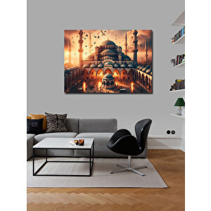 Kanvas Tablo Cami Manzarası 70x100 cm