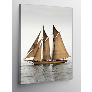 Kanvas Tablo Yelkenli Tekne 70x100 cm