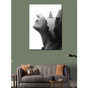 Kanvas Tablo Düş Kuran Kadın 70x100 cm