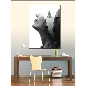 Kanvas Tablo Düş Kuran Kadın 70x100 cm