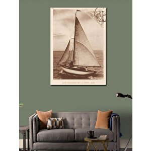 Kanvas Tablo Yelkenli Tekne 100x140 cm