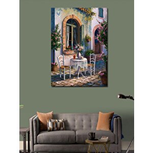 Kanvas Tablo Köy Evi 70x100 cm