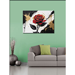 Kanvas Tablo Kırmızı Gül 70x100 cm