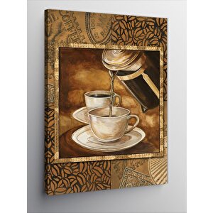 Kanvas Tablo Filtre Kahve 100x140 cm