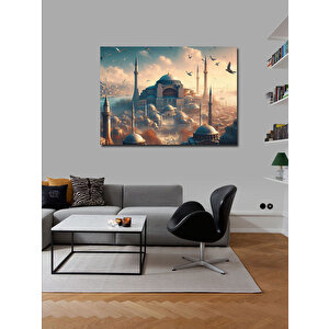 Kanvas Tablo Cami Manzarası 70x100 cm