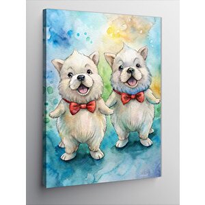 Kanvas Tablo Serinlik Köpekler 70x100 cm