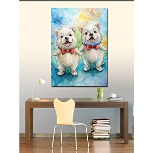 Kanvas Tablo Serinlik Köpekler 70x100 cm