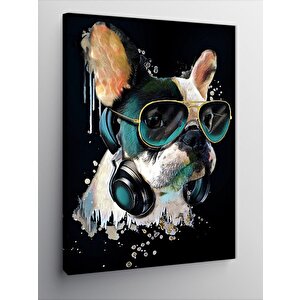 Kanvas Tablo Karizmatik  Köpek 100x140 cm