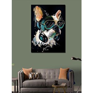 Kanvas Tablo Karizmatik  Köpek 100x140 cm