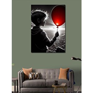 Kanvas Tablo Balonlu Çocuk 70x100 cm