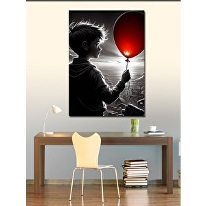 Kanvas Tablo Balonlu Çocuk