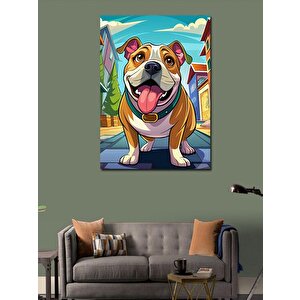 Kanvas Tablo Sevimli Köpek 70x100 cm