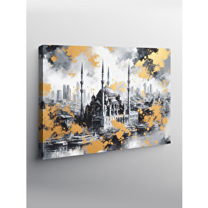 Kanvas Tablo Cami Manzaralı 100x140 cm