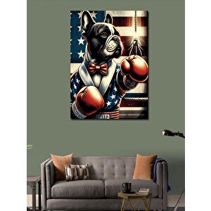 Kanvas Tablo Boksör Köpek