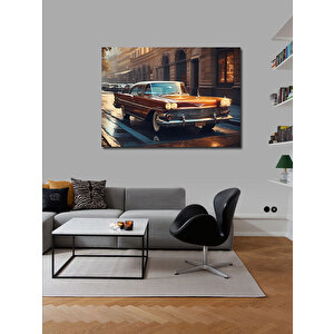 Kanvas Tablo Retro Klasik Araba 70x100 cm