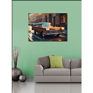 Kanvas Tablo Retro Klasik Araba 70x100 cm