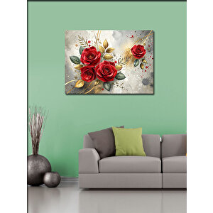 Kanvas Tablo Kırmızı Güller 70x100 cm