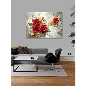 Kanvas Tablo Kırmızı Güller 70x100 cm