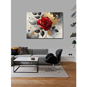 Kanvas Tablo Kırmızı Gül 70x100 cm
