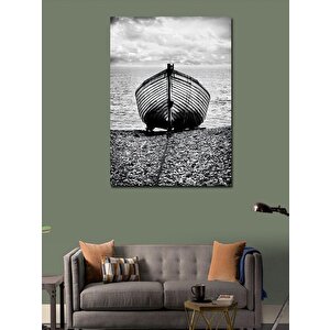 Kanvas Tablo Kıyıdaki Tekne 70x100 cm