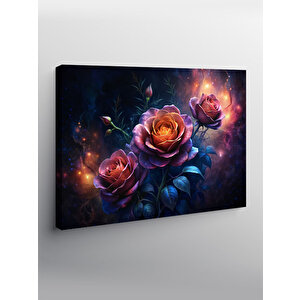 Kanvas Tablo Karanlık Güller 100x140 cm