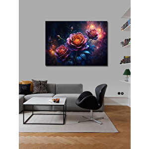 Kanvas Tablo Karanlık Güller 100x140 cm