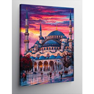 Kanvas Tablo Cami Manzarası 100x140 cm