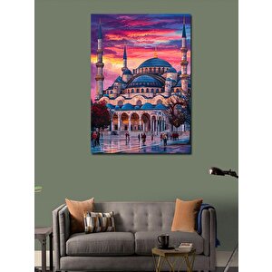 Kanvas Tablo Cami Manzarası 100x140 cm