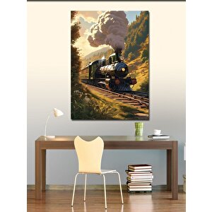 Kanvas Tablo Tren Manzarası 70x100 cm