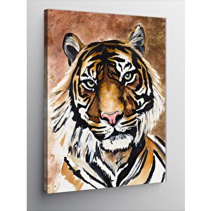 Kanvas Tablo Asil Kaplan 100x140 cm