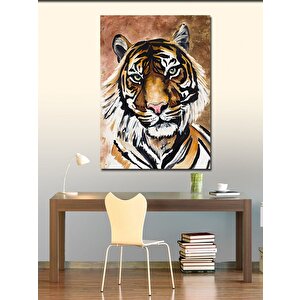 Kanvas Tablo Asil Kaplan 100x140 cm