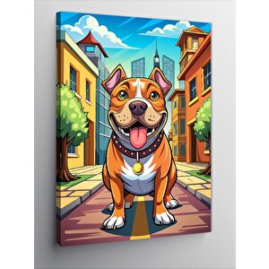 Kanvas Tablo Sevimli Köpek 100x140 cm