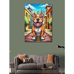 Kanvas Tablo Sevimli Köpek 70x100 cm