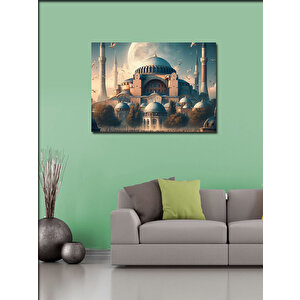 Kanvas Tablo Cami Manzarası 100x140 cm