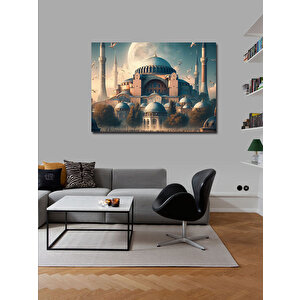 Kanvas Tablo Cami Manzarası 100x140 cm