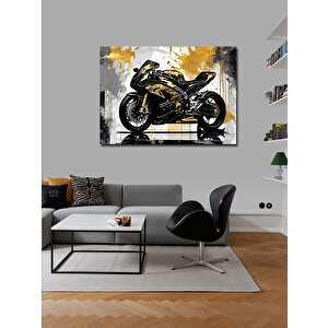 Kanvas Tablo Süper Motosiklet