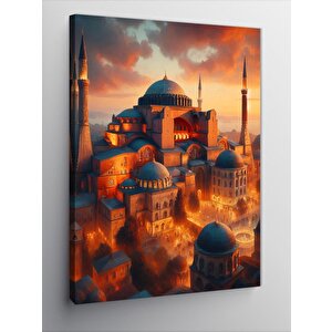 Kanvas Tablo Cami Manzarası