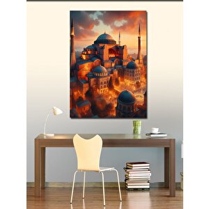 Kanvas Tablo Cami Manzarası