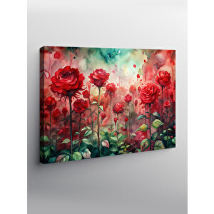 Kanvas Tablo Kırmızı Güller 70x100 cm