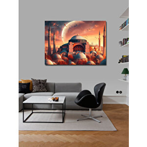 Kanvas Tablo Cami Manzarası 100x140 cm