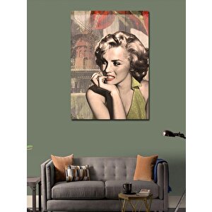 Kanvas Tablo Retro Kadın 100x140 cm