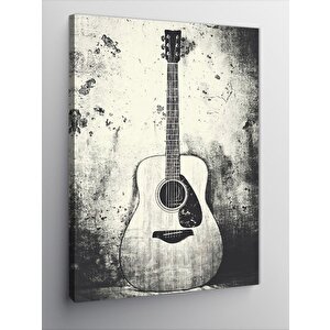 Kanvas Tablo Akustik Gitar