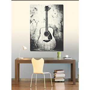 Kanvas Tablo Akustik Gitar