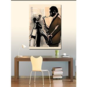 Kanvas Tablo Caz Jazz Müzik Temalı