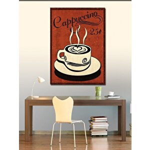 Kanvas Tablo Cappuccino Kahve 100x140 cm