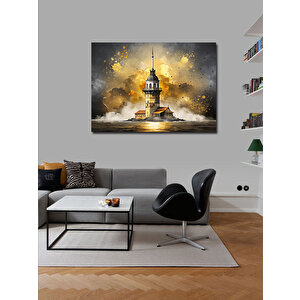 Kanvas Tablo İstanbul Kız Kulesi 100x140 cm